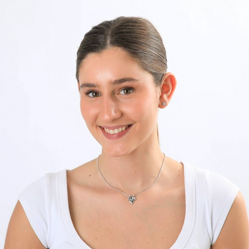 SET DE COLLAR SURI PLATEADO I-D - 2