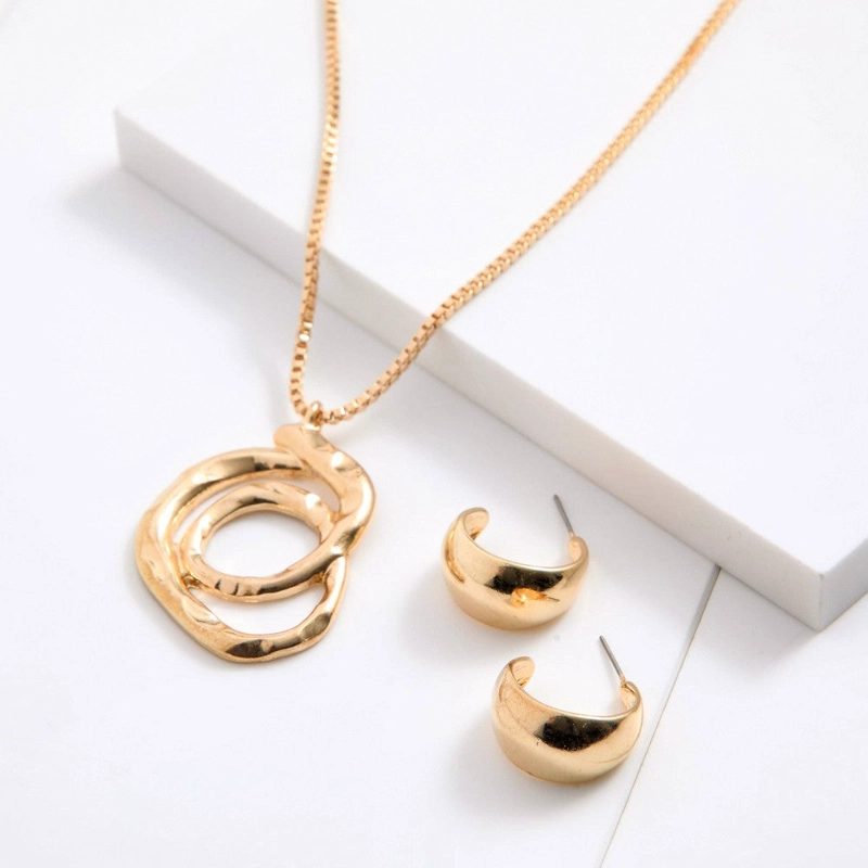 SET DE COLLAR LORENA DORADO I-D - 1