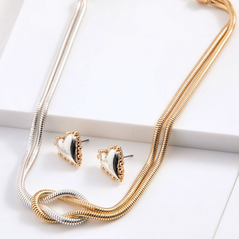 SET DE COLLAR YELKA DORADO I-D - 1
