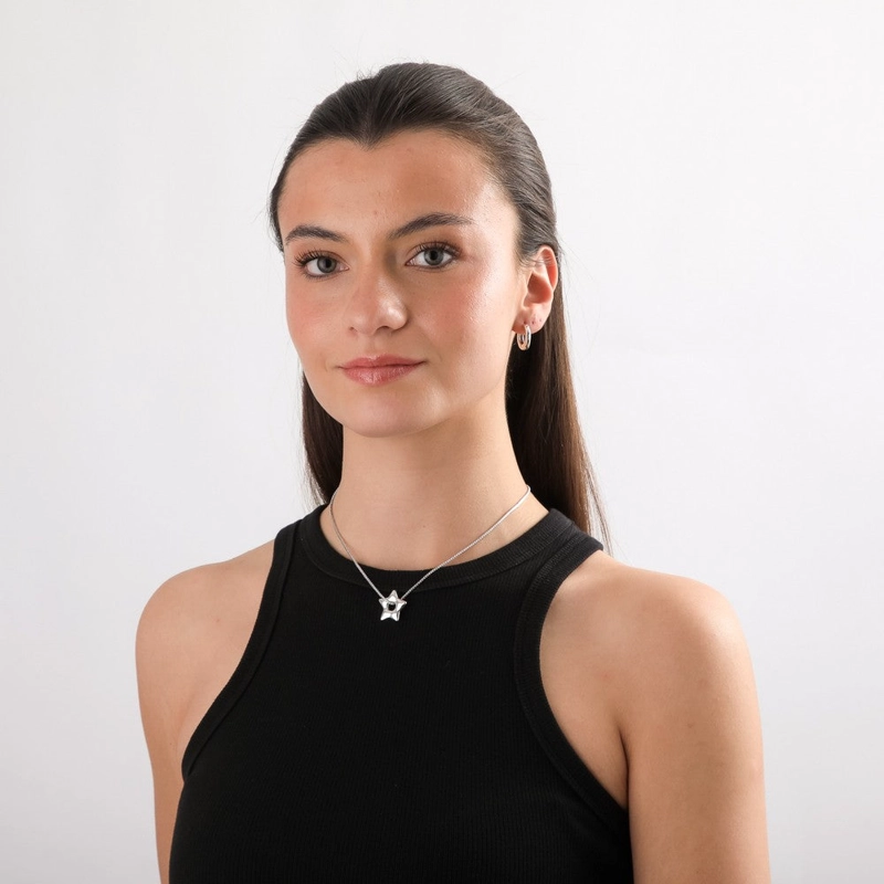 SET DE COLLAR QUETA PLATEADO I-D - 2