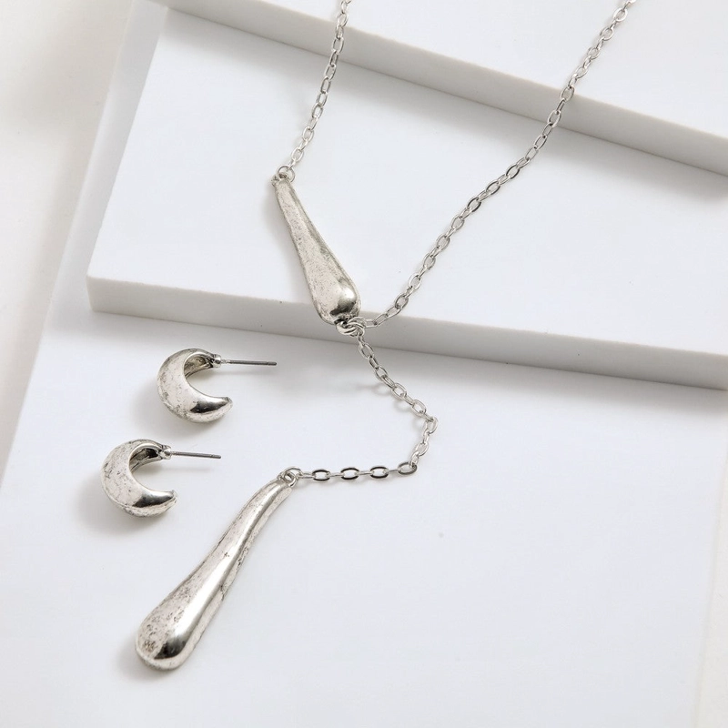 SET DE COLLAR NALA PLATEADO I-D - 1