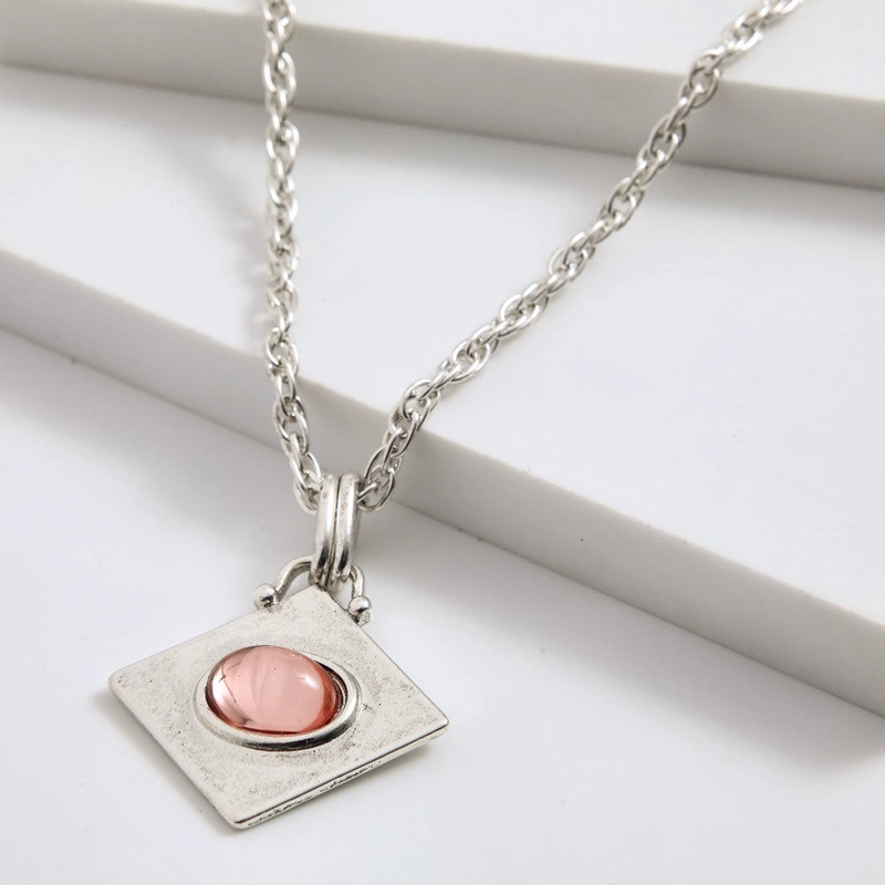 COLLAR CORTO MOIRA PLATEADO I-D - 1