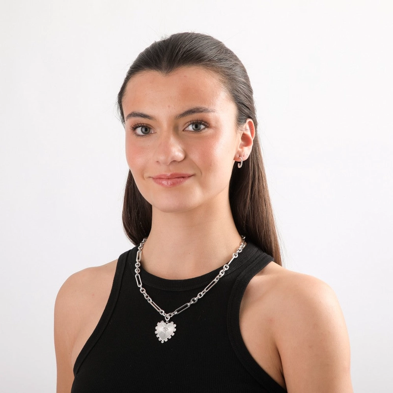 COLLAR CORTO NAIA PLATEADO I-D - 2