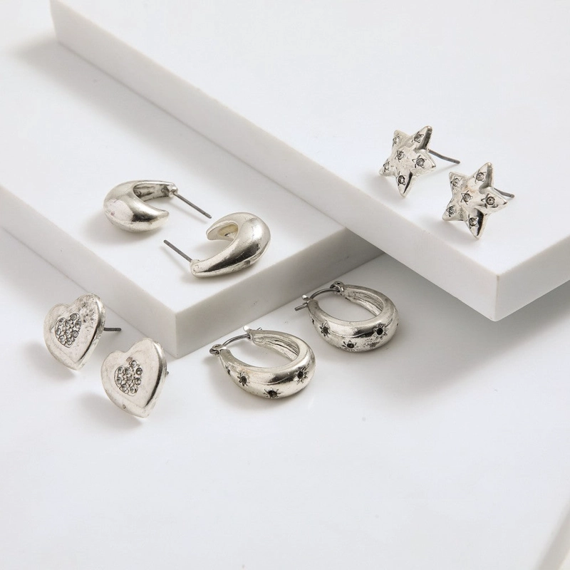 SET DE AROS JANE PLATEADO I-D - 1
