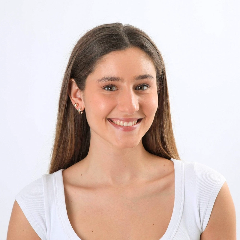 SET DE AROS OLIVIA DORADO I-D - 2