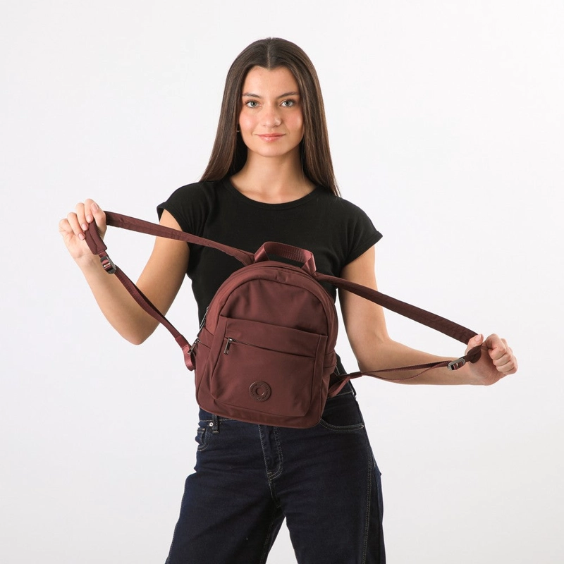 MOCHILA MAGNOLIA BURGUNDY I-D - 3