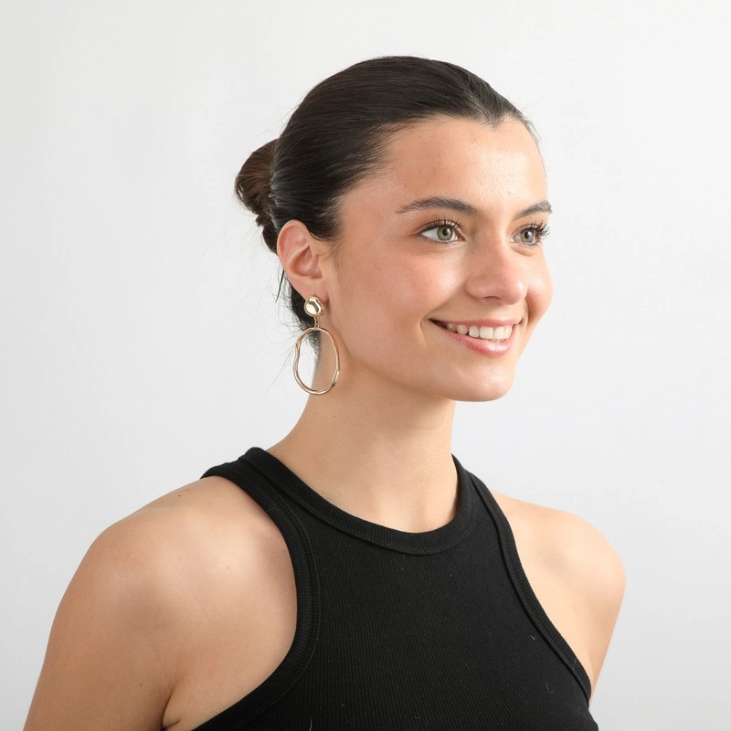AROS LARGOS LINA DORADO I-D - 2