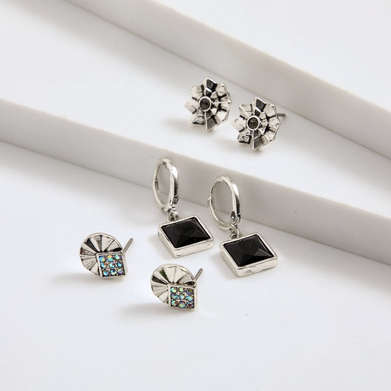 SET DE AROS NOEMI PLATEADO I-D - 1