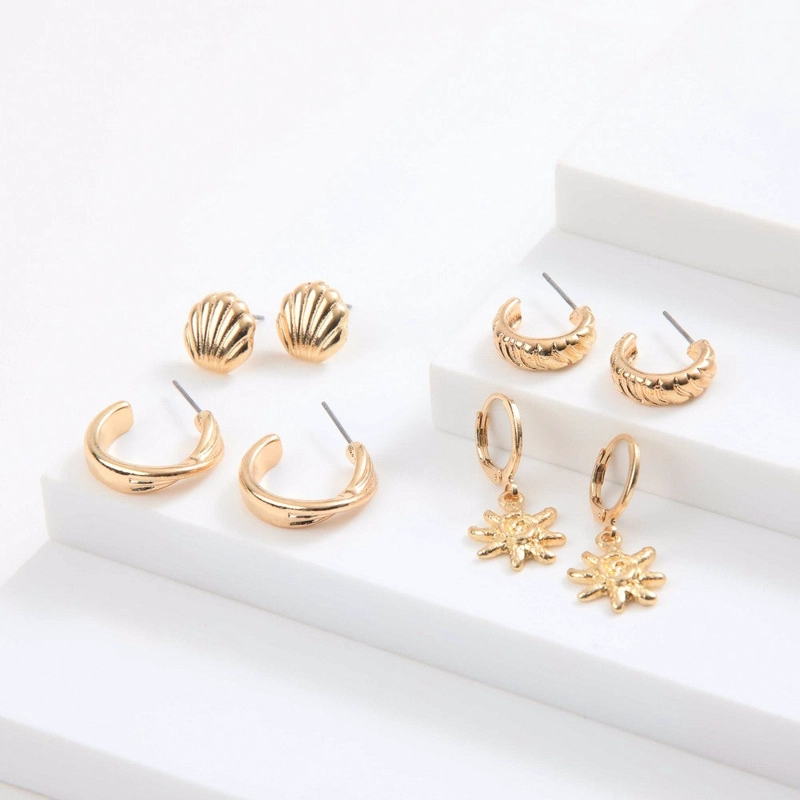 SET DE AROS TELMA DORADO I-D - 1