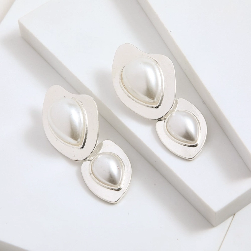AROS LARGOS KARLA PLATEADO I-D - 1