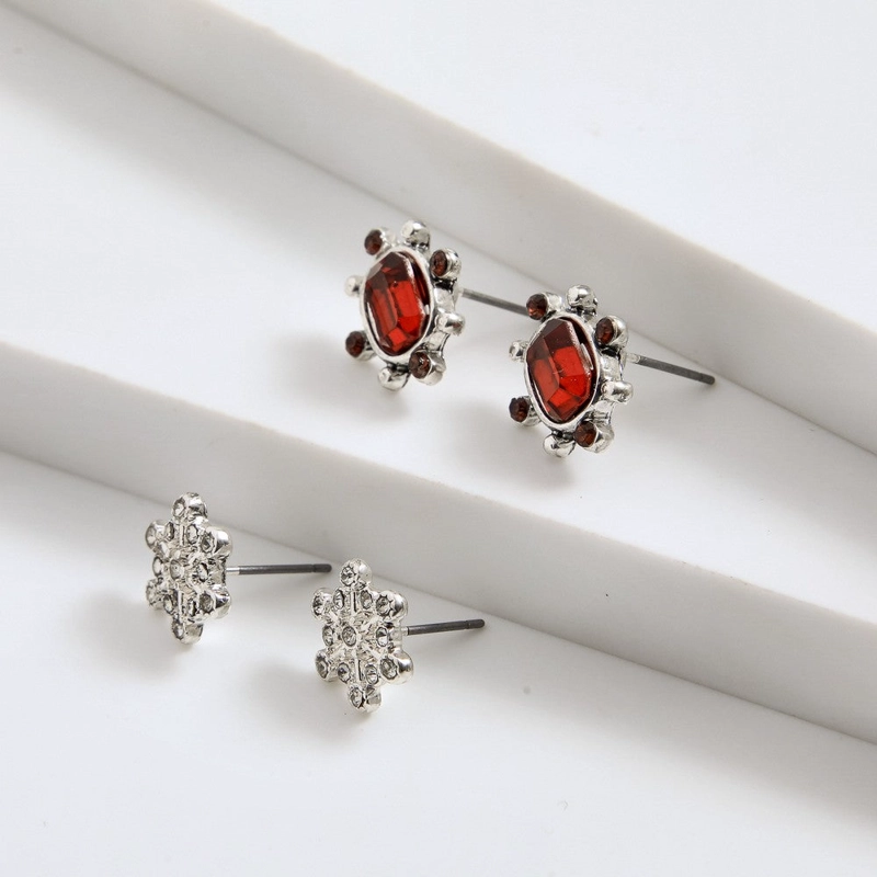 SET DE AROS MARTA PLATEADO I-D - 1