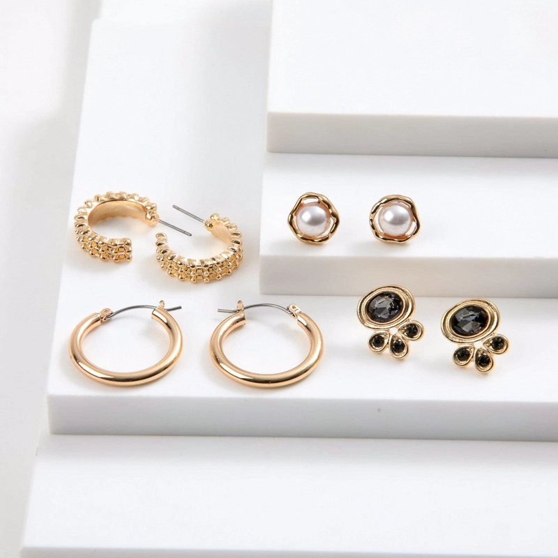 SET DE AROS PAULA DORADO I-D - 1