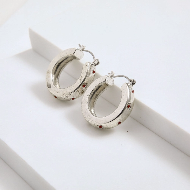 AROS ARGOLLAS LYLA PLATEADO I-D - 1