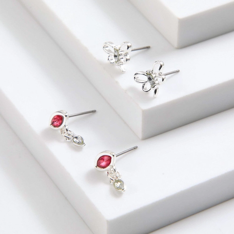 SET DE AROS TARA PLATEADO I-D - 1