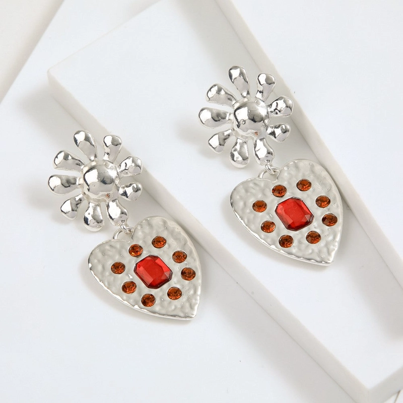 AROS LARGOS MINA PLATEADO I-D - 1