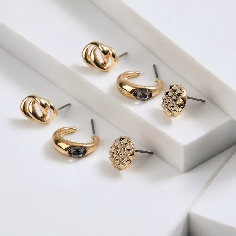 SET DE AROS LAIA DORADO I-D - 1