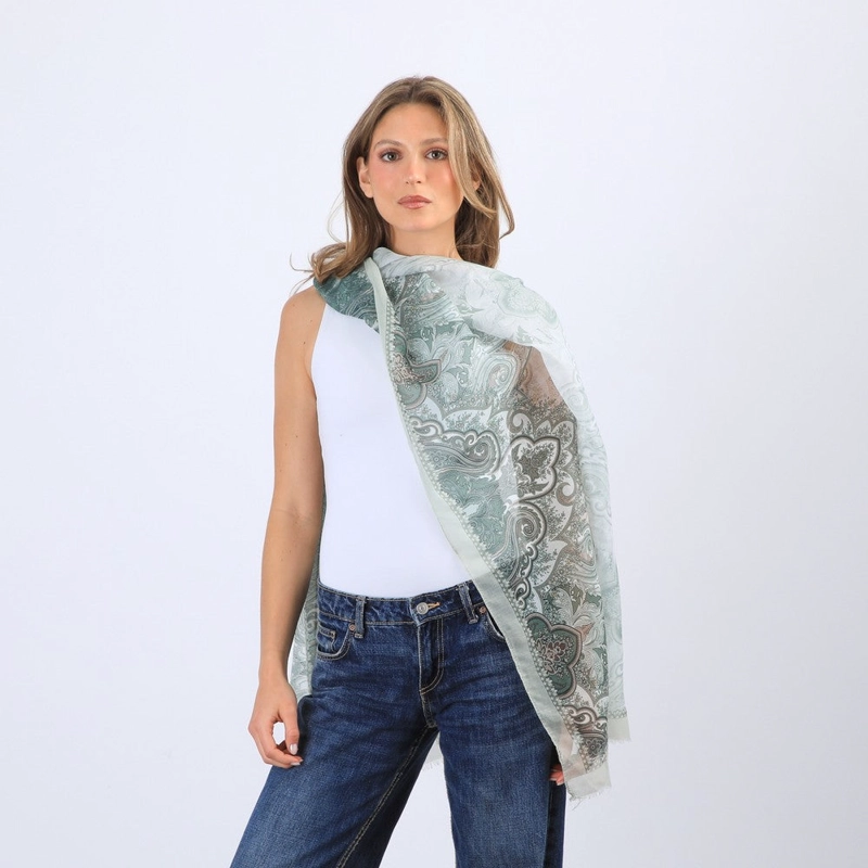 PAÑUELO ESTAMPADO ABEDUL GREEN I-D - 2