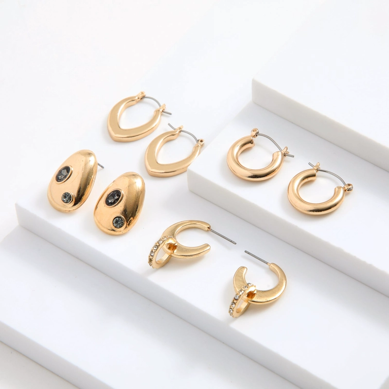 SET DE AROS LUCIA DORADO I-D - 1