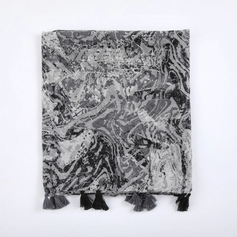 PAÑUELO ESTAMPADO DERBY BLACK I-D - 1