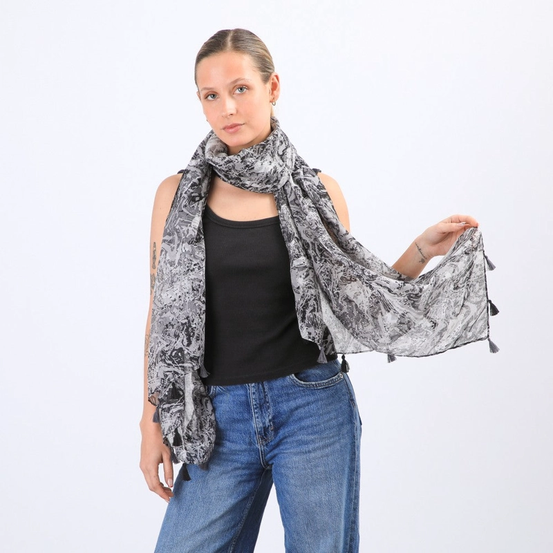 PAÑUELO ESTAMPADO DERBY BLACK I-D - 2