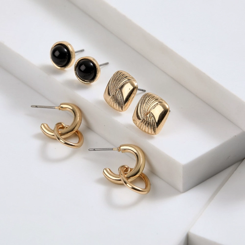 SET DE AROS LAURA DORADO I-D - 1