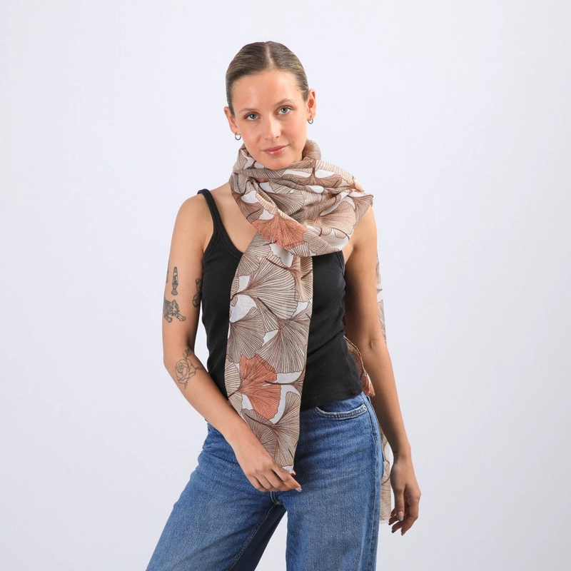 PAÑUELO ESTAMPADO WATFORD BEIGE I-D - 2