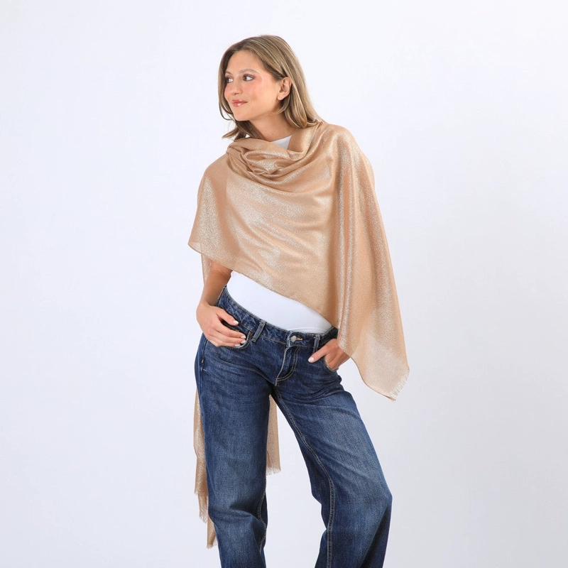 PAÑUELO SOLID BEIGE I-D - 2