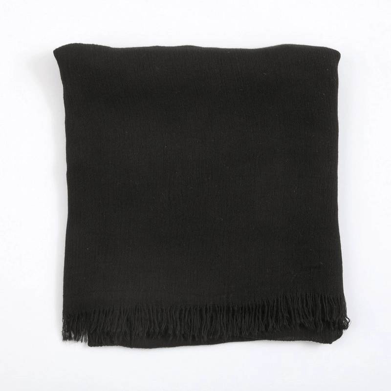 PAÑUELO SOLID BLACK BLACK I-D - 1