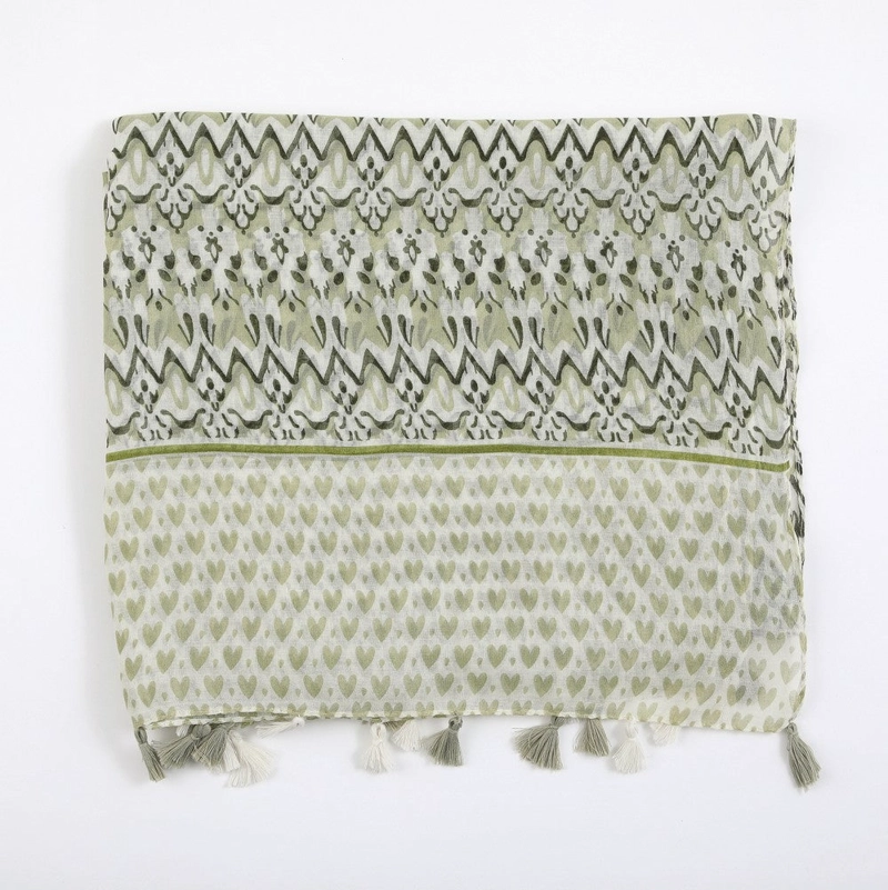 PAÑUELO ESTAMPADO ALAMO GREEN I-D - 1