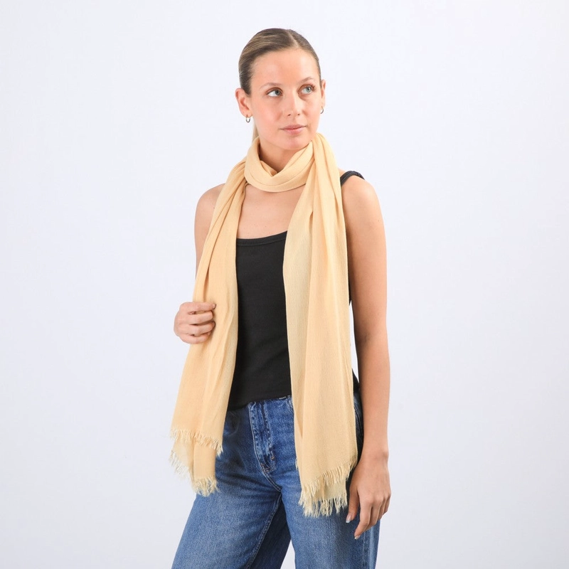 PAÑUELO SOLID BEIGE I-D - 2