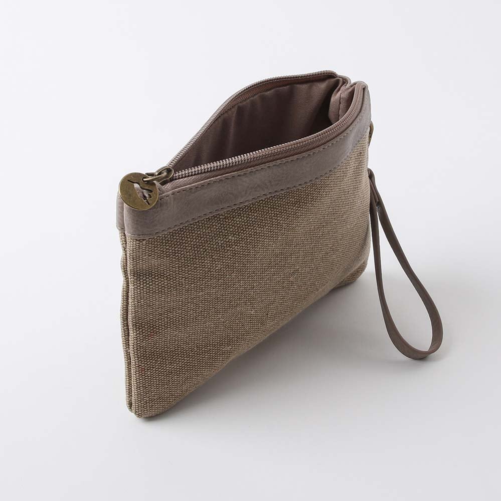 ESTUCHE RAVELLO CAFÉ DE POLIÉSTER, ECO CUERO Y ALGODÓN TATIENNE - 2