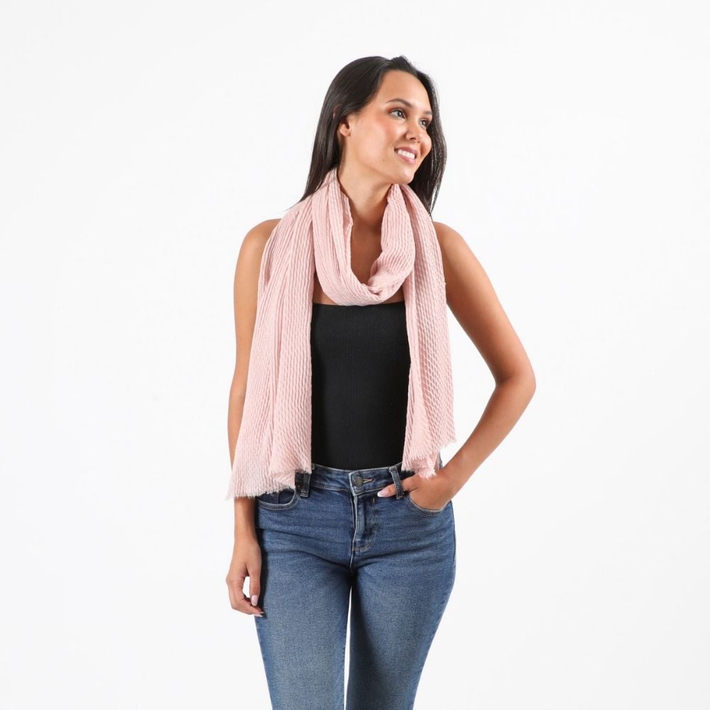 PAÑUELO LISO AGNETA ROSADO TATIENNE - 2