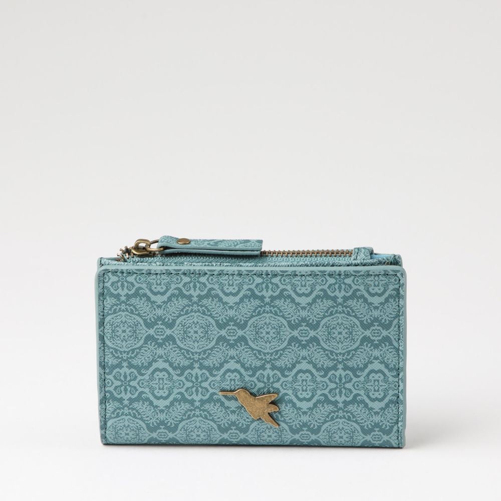 TARJETERO IAN ECOCUERO AZUL TATIENNE - 1