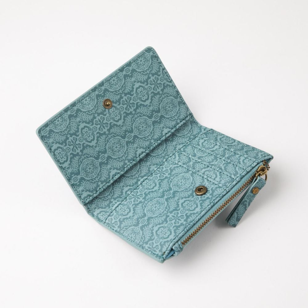 TARJETERO IAN ECOCUERO AZUL TATIENNE - 2