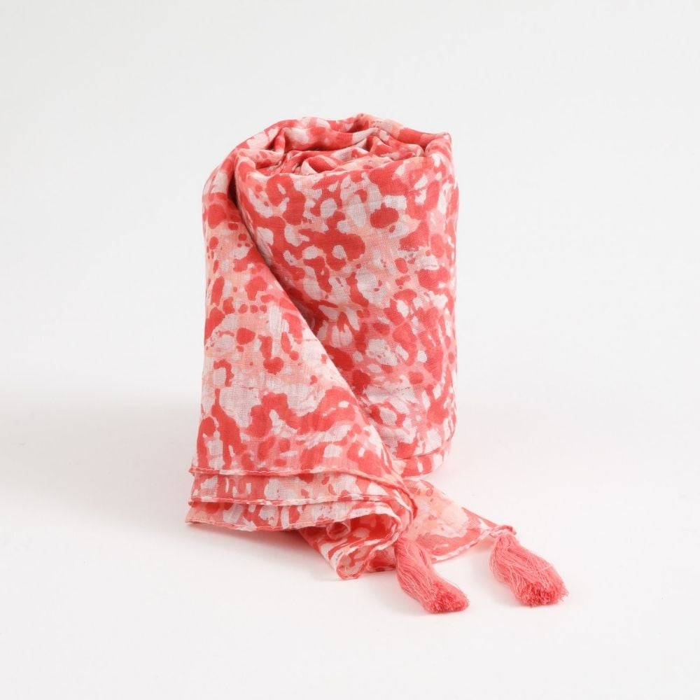 PAÑUELO ESTAMPADO SOFIA BORLAS ROSADO TATIENNE - 1