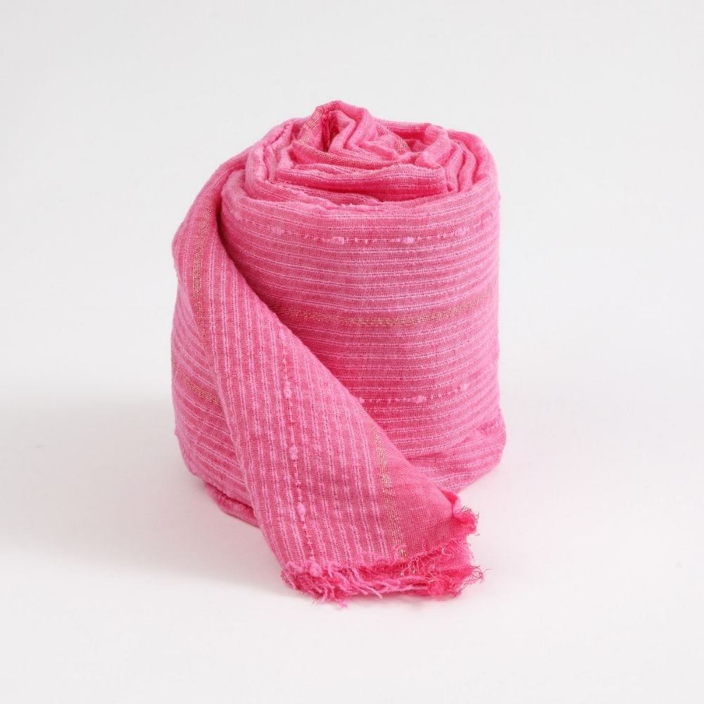 PAÑUELO LISO KATA LINEAS FUCSIA TATIENNE - 1
