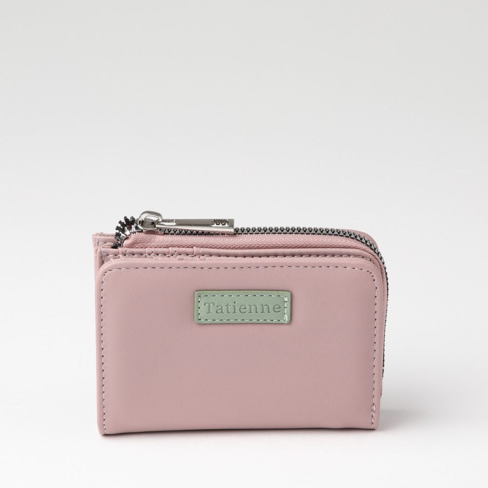 BILLETERA MEDIANA KLAUS NYLON ROSADO TATIENNE - 1