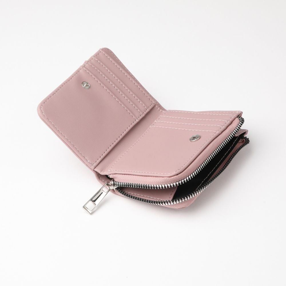 BILLETERA MEDIANA KLAUS NYLON ROSADO TATIENNE - 2