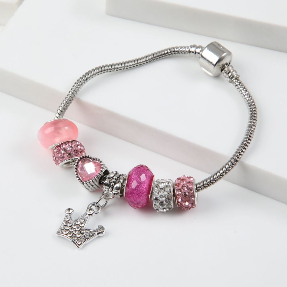 PULSERA CHARM ROSADO TATIENNE - 1