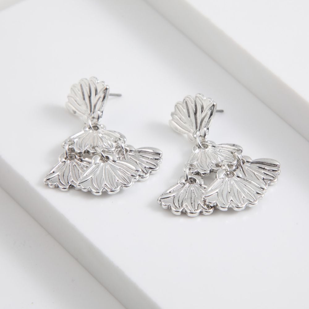 AROS MEDIANO CLAVEL PLATEADO TATIENNE - 1