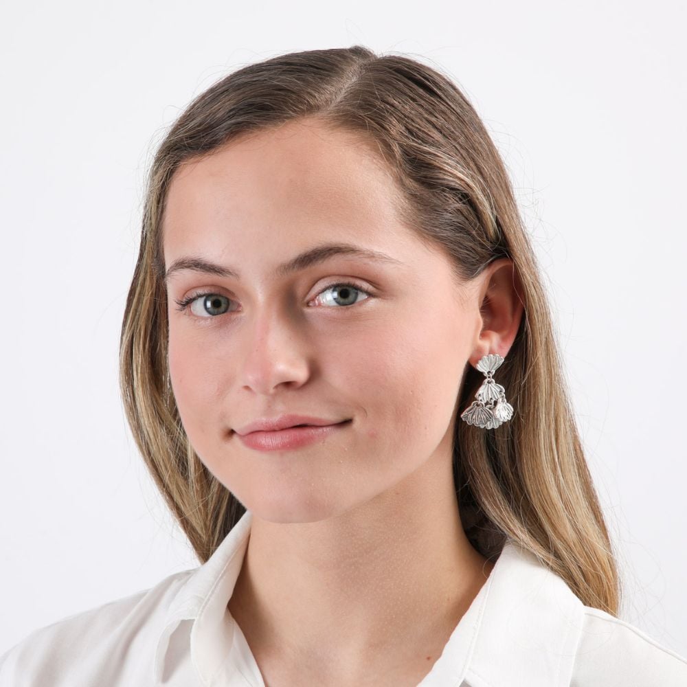 AROS MEDIANO CLAVEL PLATEADO TATIENNE - 2