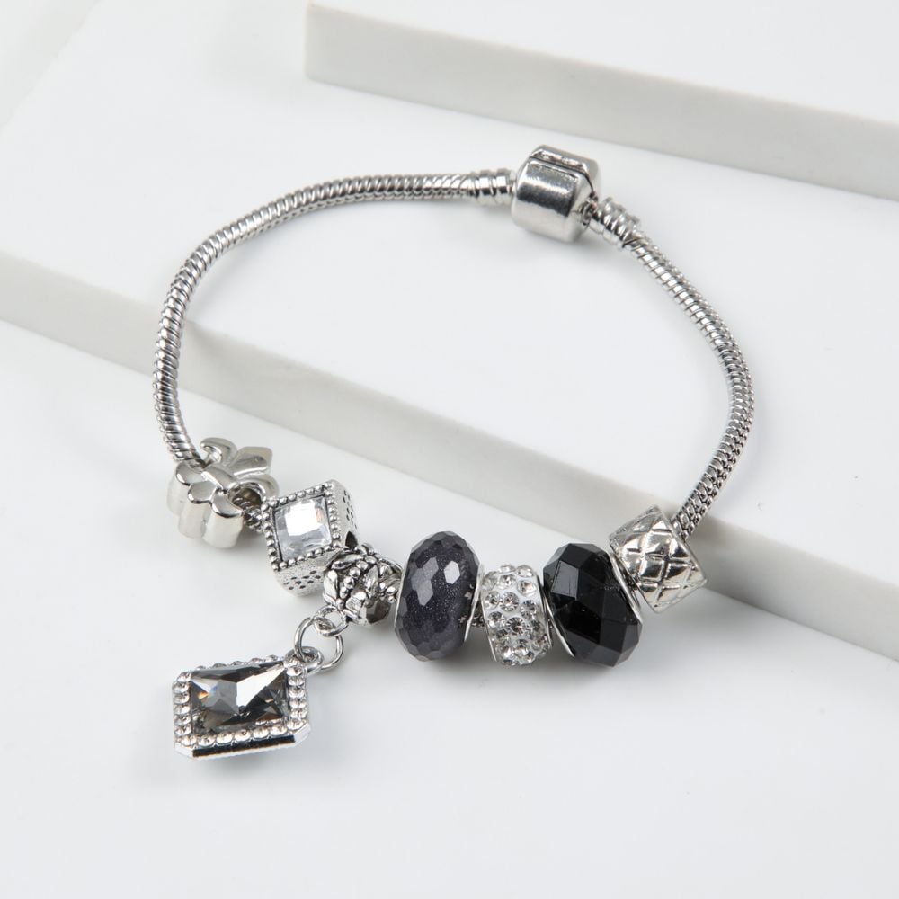 PULSERA CHARM NEGRO TATIENNE - 1