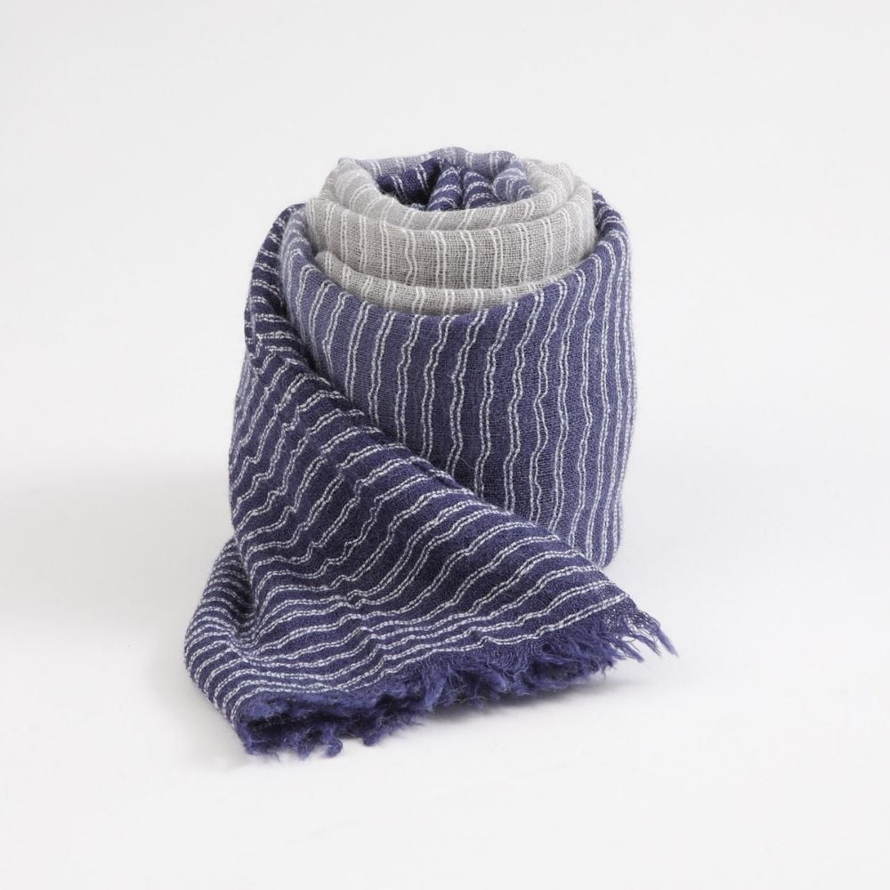 PAÑUELO LISO MIA LINEAS AZUL TATIENNE - 1