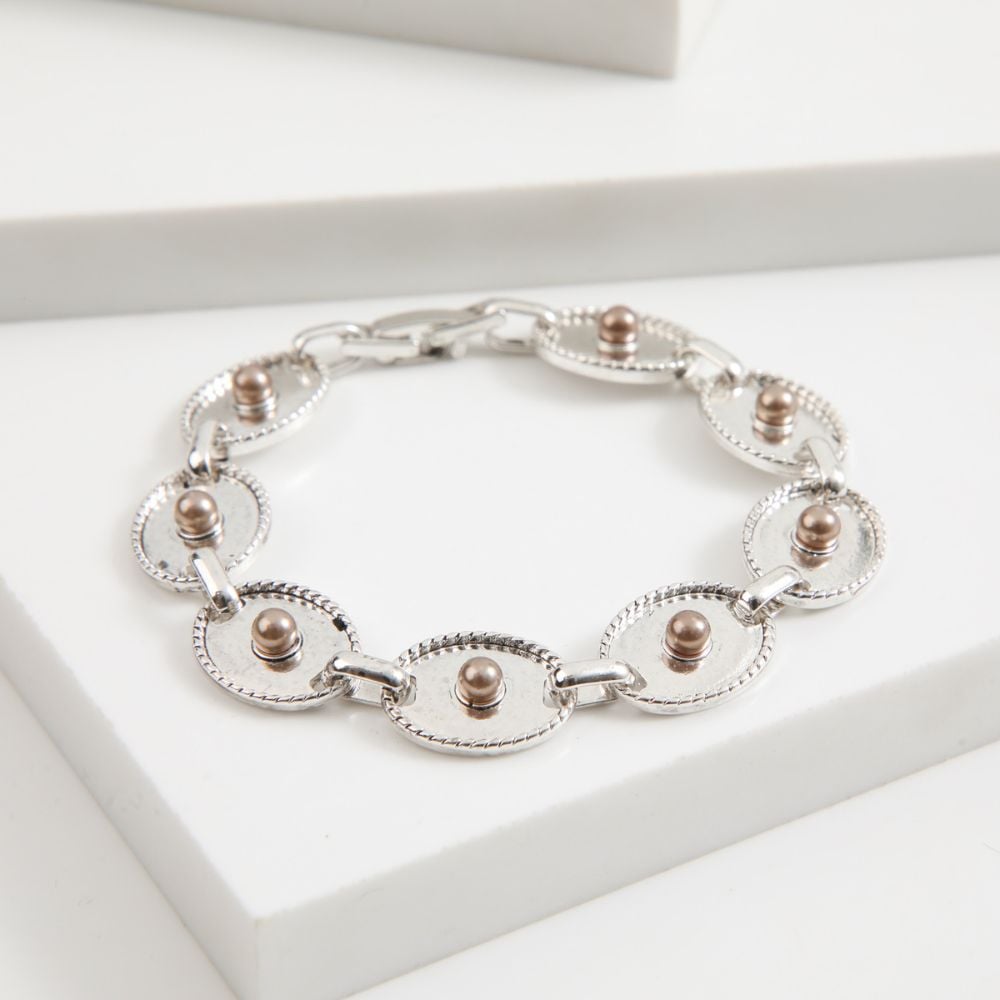PULSERA BLANDA CLIO PLATEADA TATIENNE - 1