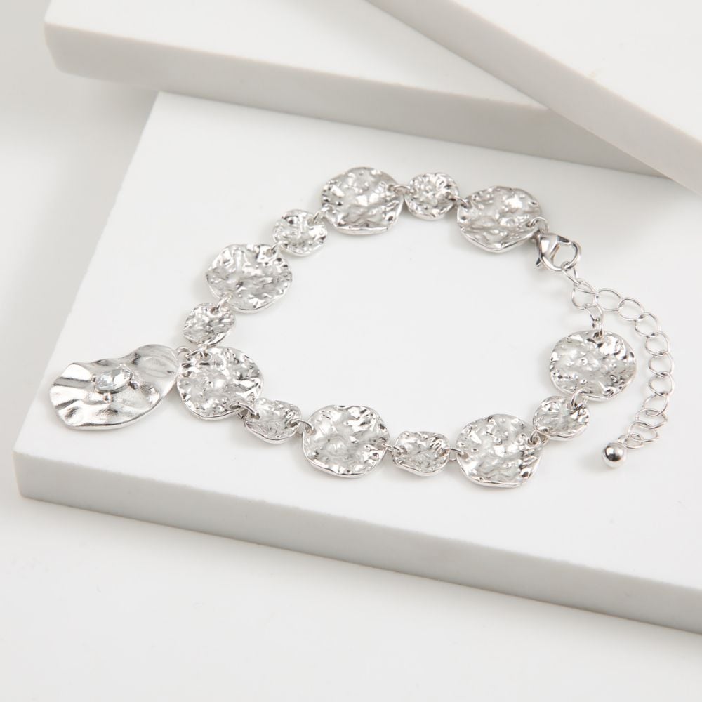 PULSERA BLANDA TREASURE PLATEADA TATIENNE - 1