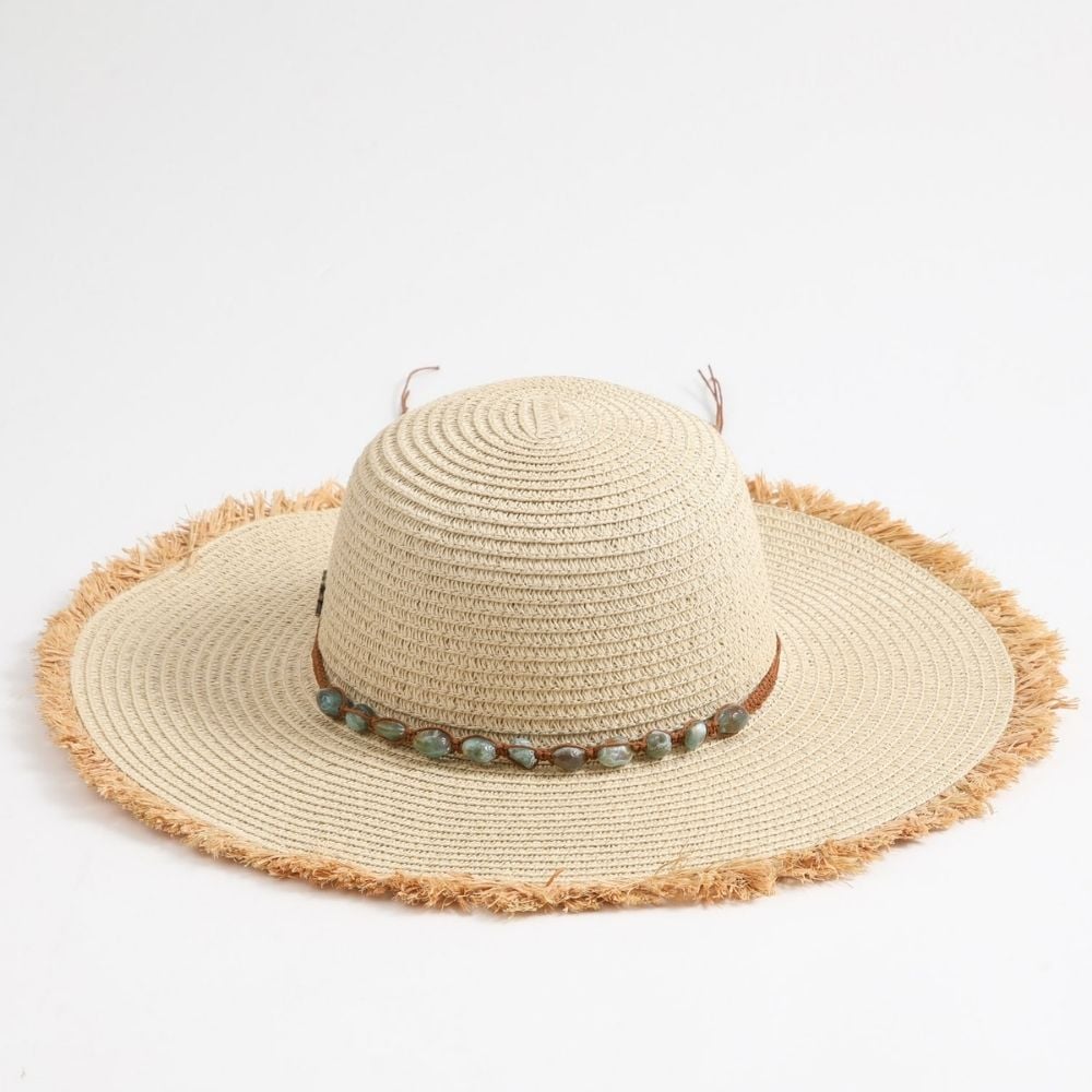 SOMBRERO CURE TEJIDO BLANCO TATIENNE - 1