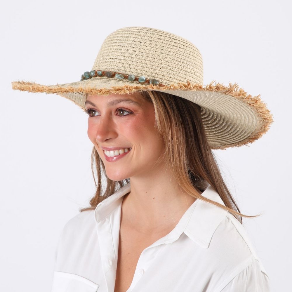 SOMBRERO CURE TEJIDO BLANCO TATIENNE - 2