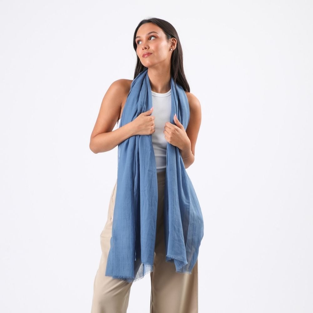 PAÑUELO SOLIDO RAISA AZUL TATIENNE - 2