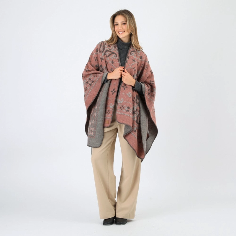 PONCHO SVEN PINK TATIENNE - 1