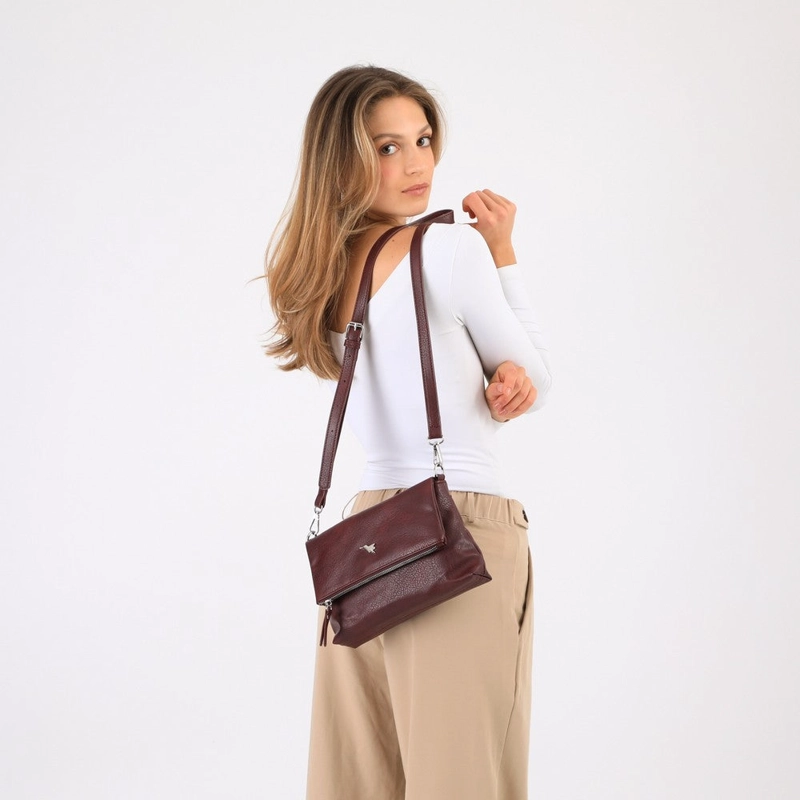 CARTERA CRUZADA YUKON BURGUNDY TATIENNE - 3